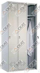 Металлический шкаф для одежды LS-31 - фото