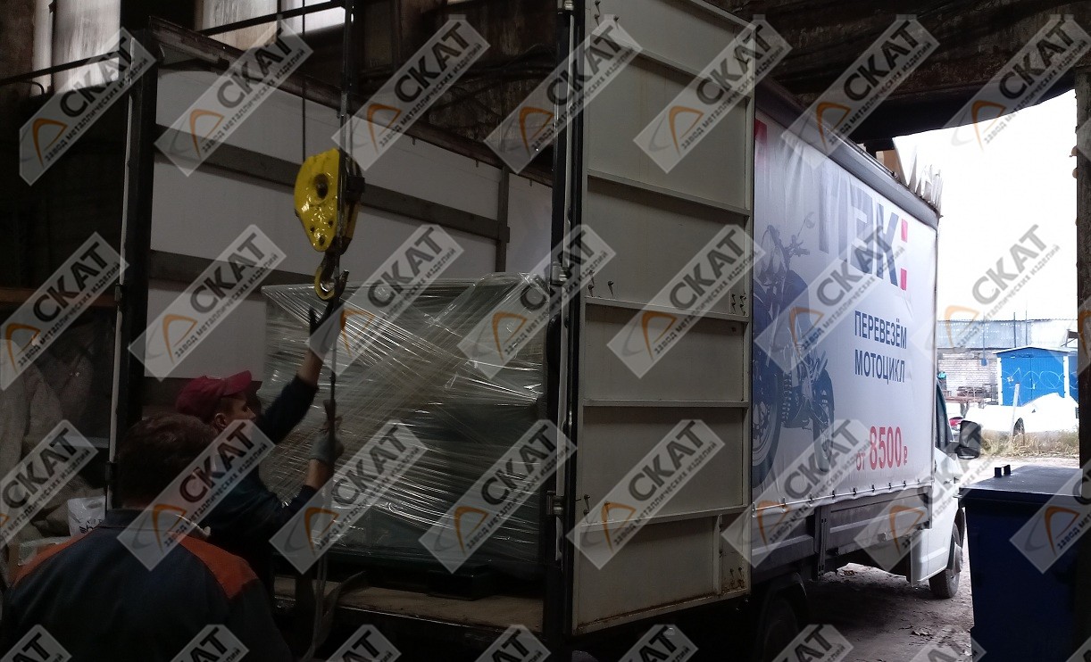 Отгрузка партии контейнеров саморазгружающихся "К-1500" в г. Краснодар