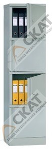 Металлический шкаф для офиса АМ-1845/4 - фото