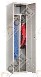 Металлический шкаф для одежды LS-11-40D - фото