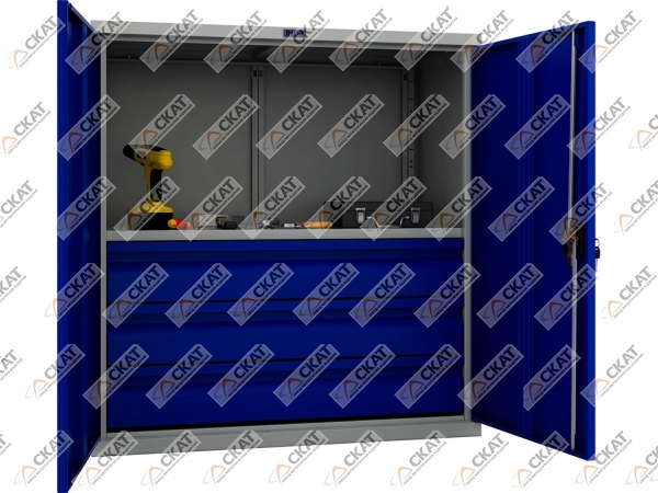 Шкаф инструментальный металлический ТС 1095-001030 - фото