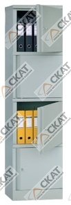 Металлический шкаф для офиса АМ-1845/4 - фото